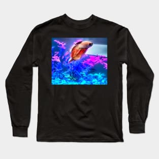 Beautiful Beta Fish Long Sleeve T-Shirt